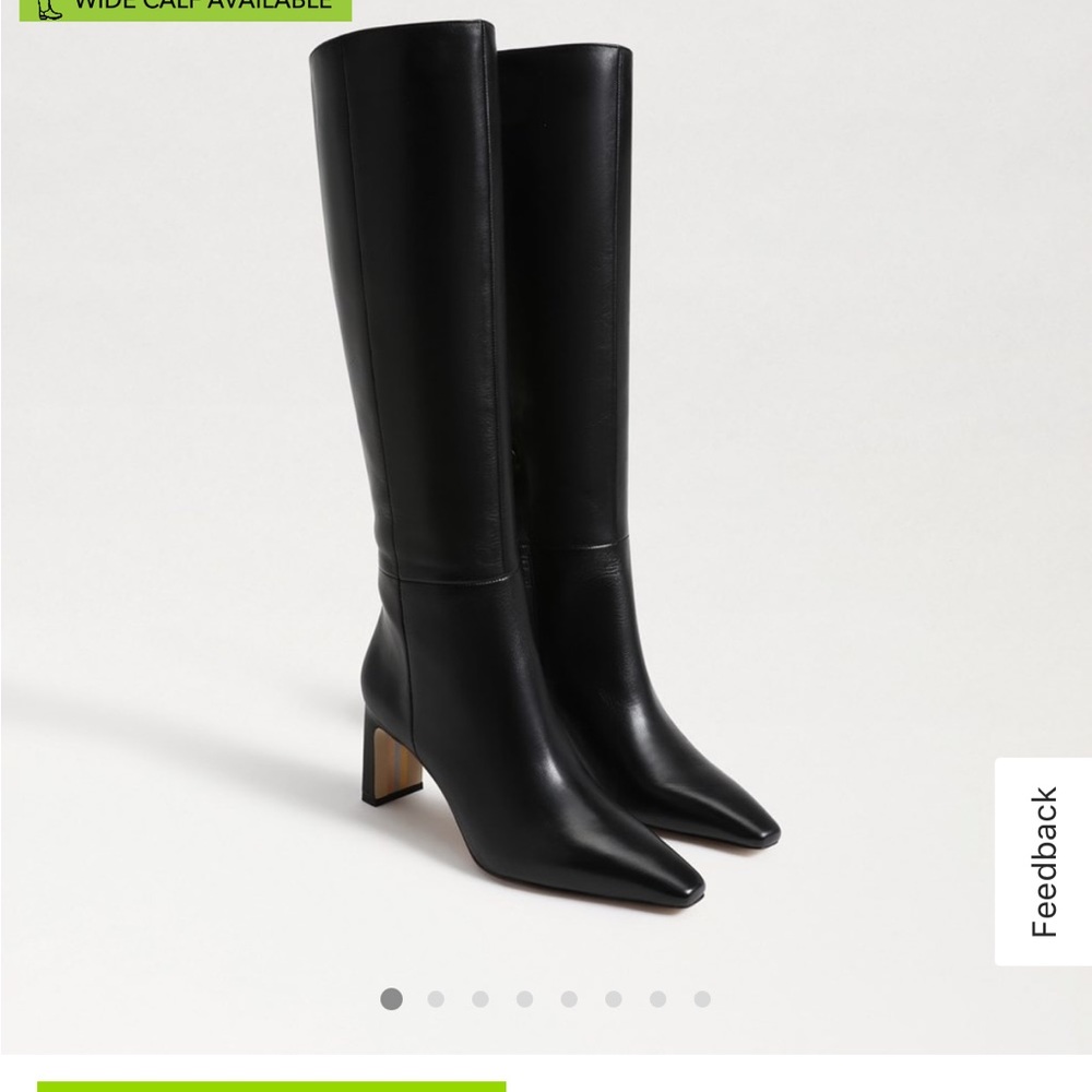 Sam Edelman Sylvia Black Knee-High Women's Boots